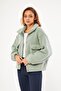 Sherpa Cardigan Pocket Detailed Buttoned Mint - Cecila
