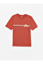 Crew Neck Short Sleeve Printed Combed Cotton Men's T-Shirt - 6
