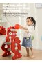 Kids Slide Slide 1-3-5 Years Old Baby Single Slide Indoor and Outdoor Home Red - 5