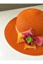 Straw Children's Beach Hat with Flower Accessories (3-9 Years) - 2