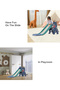 Children's Freestanding Slide Indoor Household Small Kids Slide for Toddlers Folding Indoor Blue - 2
