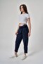 Women's Navy Blue Trousers 1523067-Dark Blue - 4