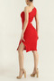 New Season Waist Detailed One Shoulder Ribbed Lycra Women's Dress 346271 - 4
