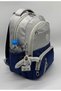 Primary School Bag Set of 3 Unisex Children's Primary School Bag 8010 Gray-Navy Blue - 5