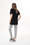 Short Sleeve Oversize Tshirt Striped Pants Maternity and Maternity Bottom Top Set - 4