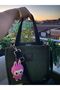 Labubu Figure - Bag Charm - Bag Ornament - Charm Keychain - Wallet Accessory Pink - 7