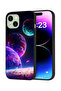 غطاء حماية لجهاز Apple iPhone 15 بنمط كوكبي
