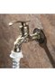 Carved Wall Mount Zinc Alloy Antique Bronze Bibcock Decorative Outdoor Garden Washing Machine Fau... - 8