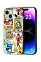 Apple iPhone 15 Protective Case Cover Chose Happy And Stickers