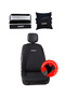 Toyota Yaris Embroidered Jacquard Woven Auto Cushion and Comfort Set - 3