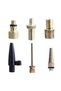 6pcs Inflatable Needle Nozzle Air Valve Adapter Pump Parts For Football Bicycle Bike Tire Alloy W... - 5