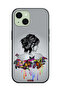 Apple iPhone 15 Plus Protective Case Cover Butterflies And Girl Abstract Art - 2