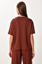 Comfortable Stretchy Knitted Bottom-Top Set Brown Lby0004 - 6