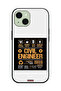 Apple iPhone 15 Plus Protective Case Cover Civil Engineer Sticker - 2