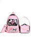 Korean Style Elementary School Bag Set with Kuromi Accessories (Backpack + Lunch + Pen Holder) - 2