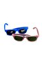 2 Pcs Girls-Boys Mirrored Sunglasses Brother Sunglasses Combination Uv400 Protected Rb Case - 3