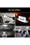 White 10pcs Car LED T10 W5W Canbus Glass COB Reading Dome Lamp Marker Wedge License PlateLight Bulb - 6