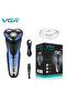 USB VGR Electric Shaver Professional Razor Waterproof Beard Trimmer Rotary 3D Floating Shaving Recha