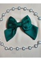 3-Piece Bow Clip Buckle (Green - Yellow - Blue) - Satin Bow Buckle - 2