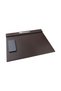 Desk Mat Desktop Single Meeting Room, Hotel Room and Reception Desk Mat Desk Pad Vegan 35X45 Cm., Coffee