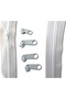 Set of 5 Zippers + Cursor, 1 Meter 5 Pieces
