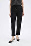 Jogger Pants Linen Look with Pockets High Waist Straight Leg R0433Az23Sp