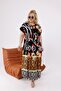Plus Size Cotton Viscose Dress with Lace Detail - 3