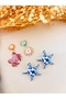 Brand Blue Star Crab and Sun Multi Earring Set - 3