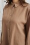 Azur Linen Skirt Suit Mink - 6