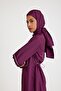 Piping Swimsuit Plum