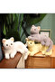 Plush Cat Sitting Cat Plush Toy Sleeping Companion Cat Real Cat Feeling Imported 30cm Cat - 3