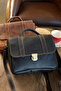 Post Bag Small Genuine Leather Postman Bag. Birthday & Mother's Day & Father's Day & Valentine's Day Gift. - 4