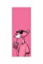 Pink Panther Printed Car Door Pole Cover Foil Sticker Set of 2 (Right & Left) - 2