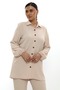 Aerobin Linen Tunic Pants Suit - 3