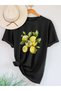 Copy - Bicycle Flower Basket, Printed Oversize Crew Neck T-Shirt