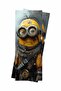 ملصق رقائق على شكل عمود باب السيارة مطبوع عليه Minions، عبوة من قطعتين (يمين ويسار) - 3