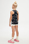 Crayon Stars Girl's Patterned Sleeveless T-Shirt - 4
