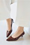 Pointed Toe Short Kitten Heels Comfortable Stylish Women's Stiletto Shoes - 3