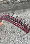 Ivanna Burgundy Bridal Henna Crown Special Occasion Accessory Women's Crown Hair Accessory – Crown, Crystal Stone - 4