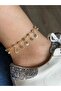 Gold Stone Mussel Anklet - 2
