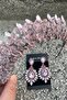 Salome Pink Bridal Henna Crown Special Occasion Accessory Women's Crown and Wide Shuttle Earring Set - 3