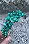 Regina Green Bridal Henna Crown Special Occasion Accessory Women's Crown Hair Accessory – Crown, Crystal Stone - 2