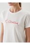 Peak New Season Crew Neck Ataturk Signature Printed Women's T-Shirt - 3