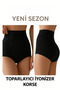 Women's High Waist Corset |   Seamless V-Control, Anti-Slip Waist - 2