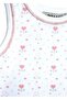 Organic Heart Patterned Sleeveless Baby Girl Tank Top Body - 2