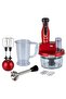 Powelix Activflow Expert 1500 Watt Glass Jar Blender Set - Red