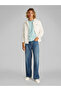 Men's white striped pattern windbreaker - 2