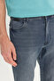 Texas Slim Fit Slim Fit Regular Waist Anthracite Cotton Stretch Denim Jeans - 5