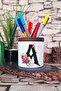 Teachers' Day, Gift, Customizable Letter, Name and Branch Printed Ceramic Pen Holder