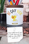 Bi Tea Ver-Cute Chick Fun Gift Printed Ceramic Pen Holder Desktop Organizer - 3